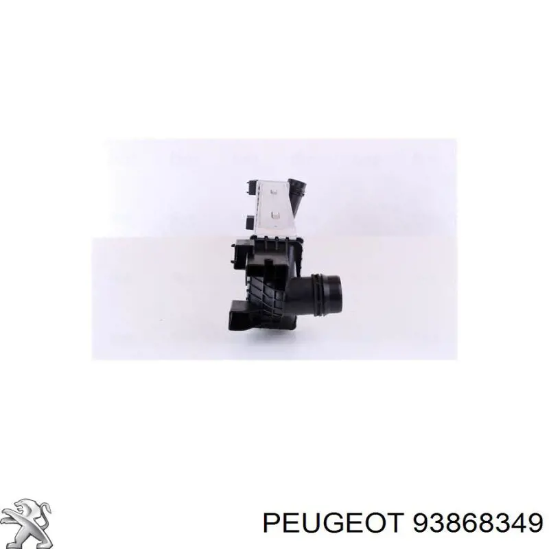 Radiador de aire de admisión 93868349 Peugeot/Citroen