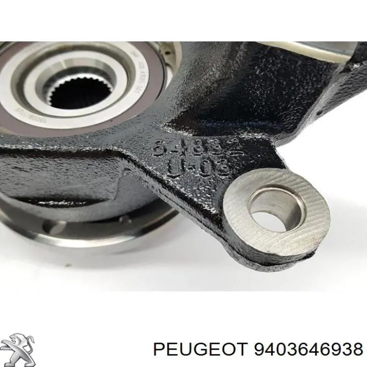 Цапфа (поворотный кулак) передний левый Bugiad BSP25564 цена, от 57.61 USD