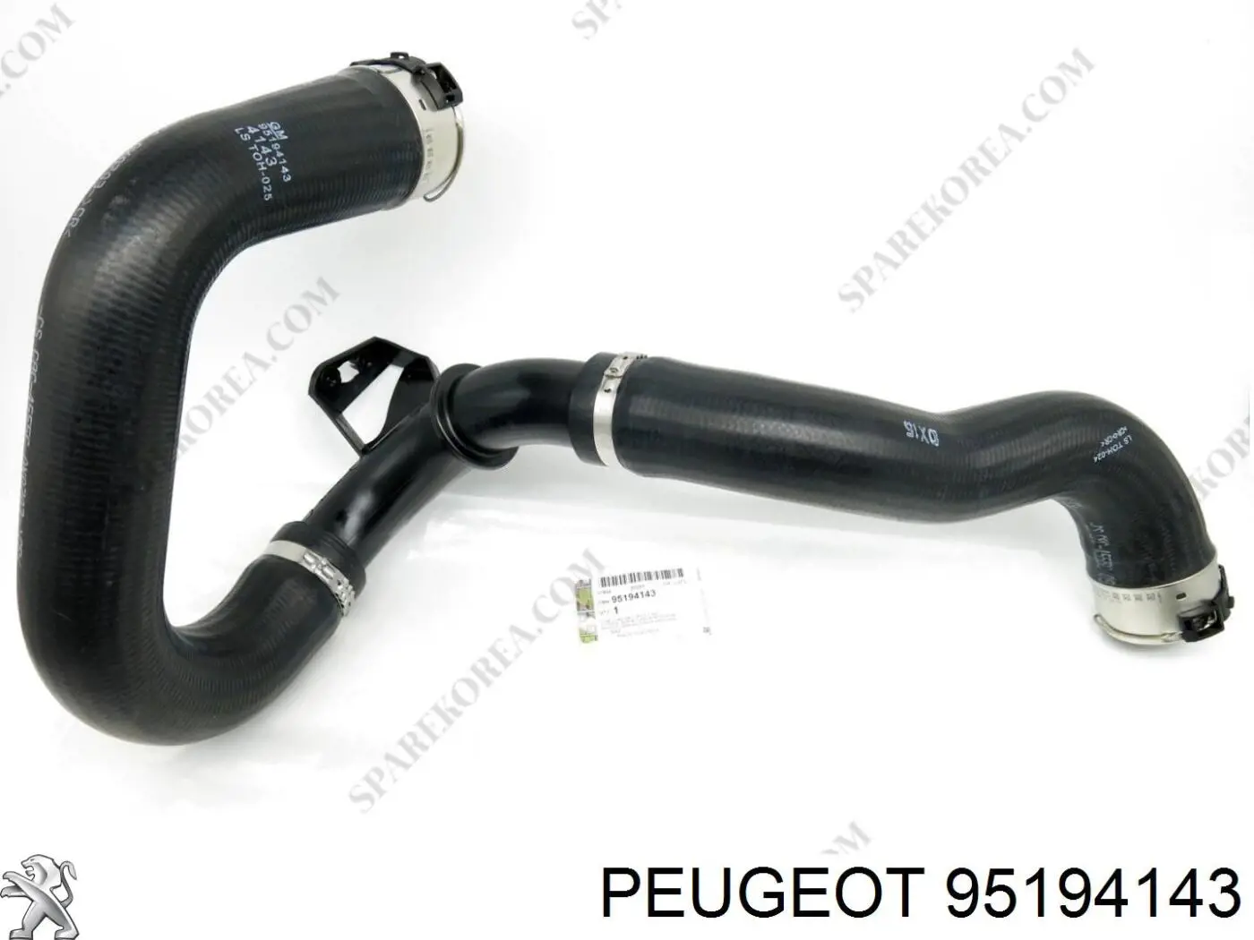 95194143 Peugeot/Citroen mangueira (cano derivado superior esquerda de intercooler)