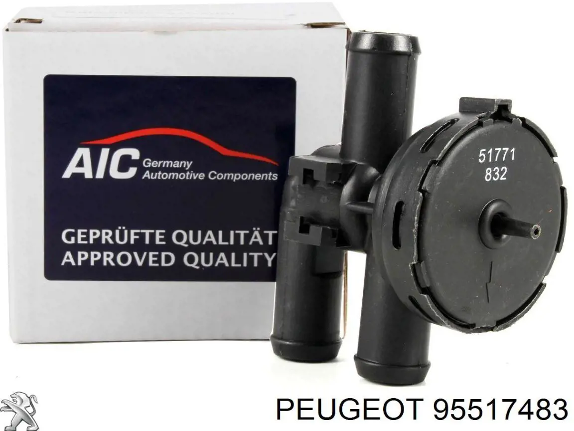 Регулирующий клапан охлаждающей жидкости 95517483 Peugeot/Citroen