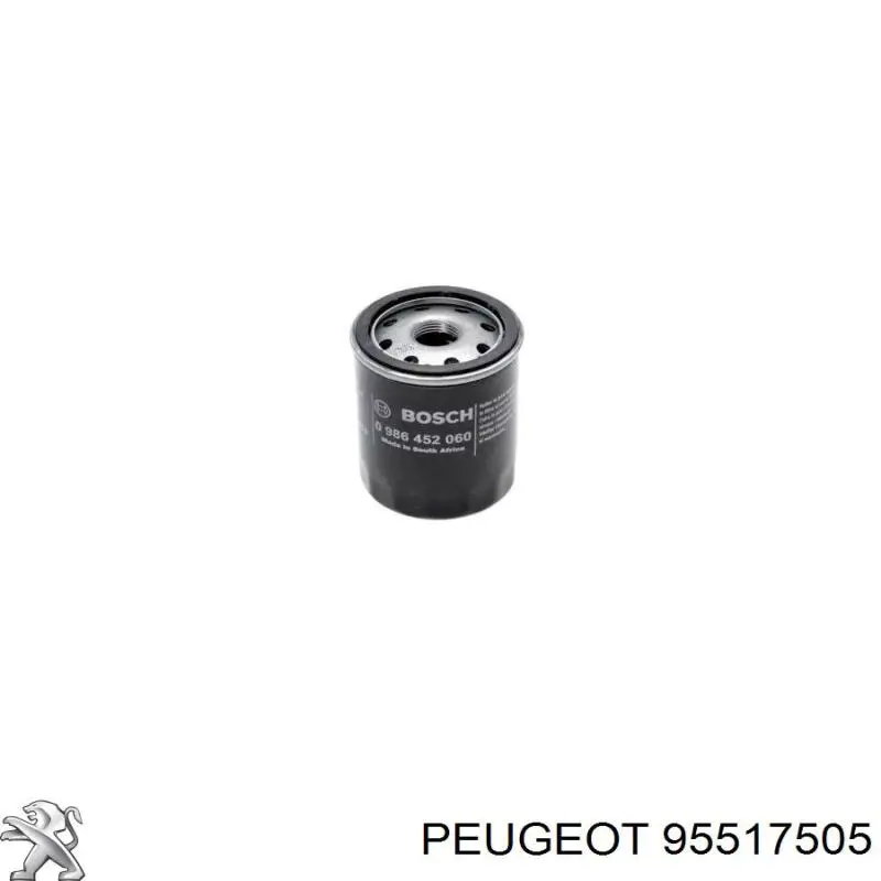 95517505 Peugeot/Citroen injetor de injeção de combustível