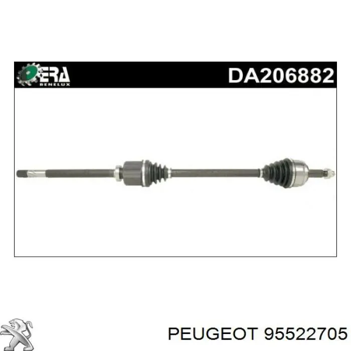 Привод передний правый Opel 95522705 цена, от 138.57 USD