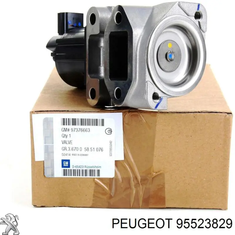 95523829 Peugeot/Citroen válvula egr de recirculação dos gases