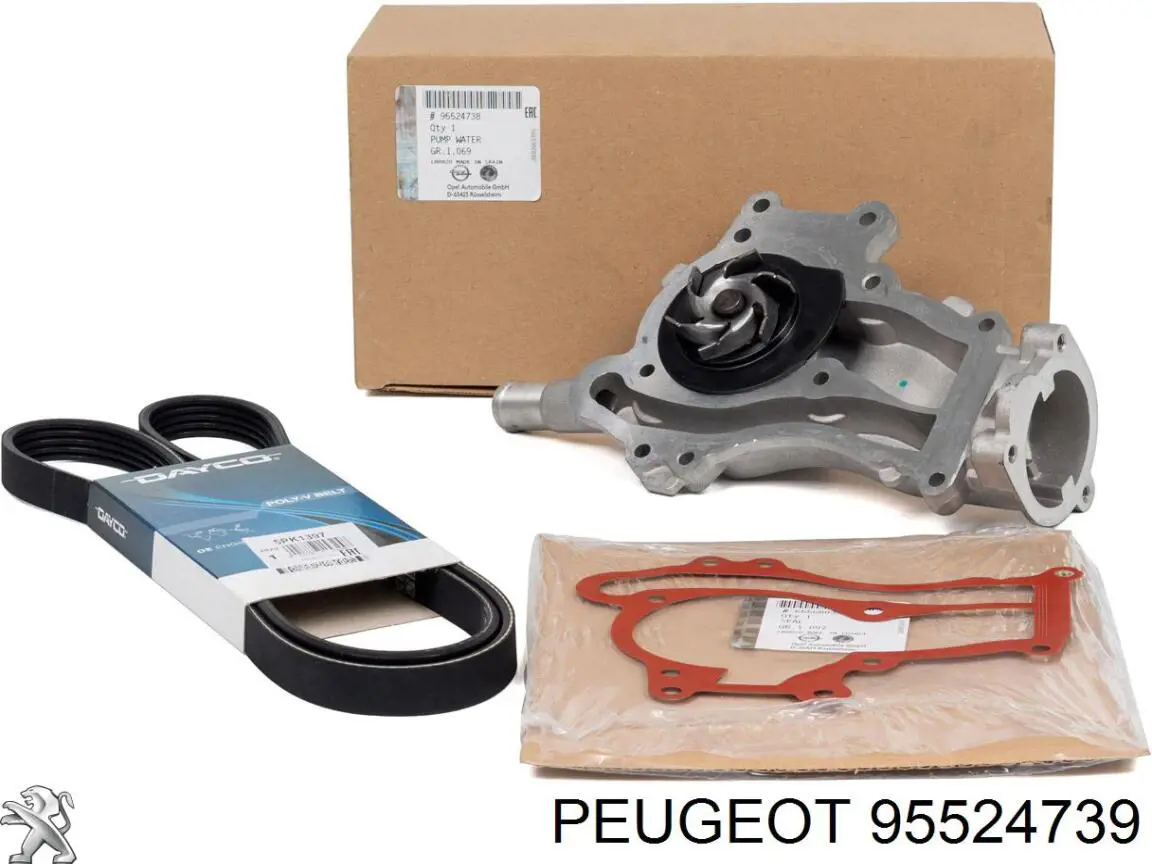 95524739 Peugeot/Citroen Насос водяной