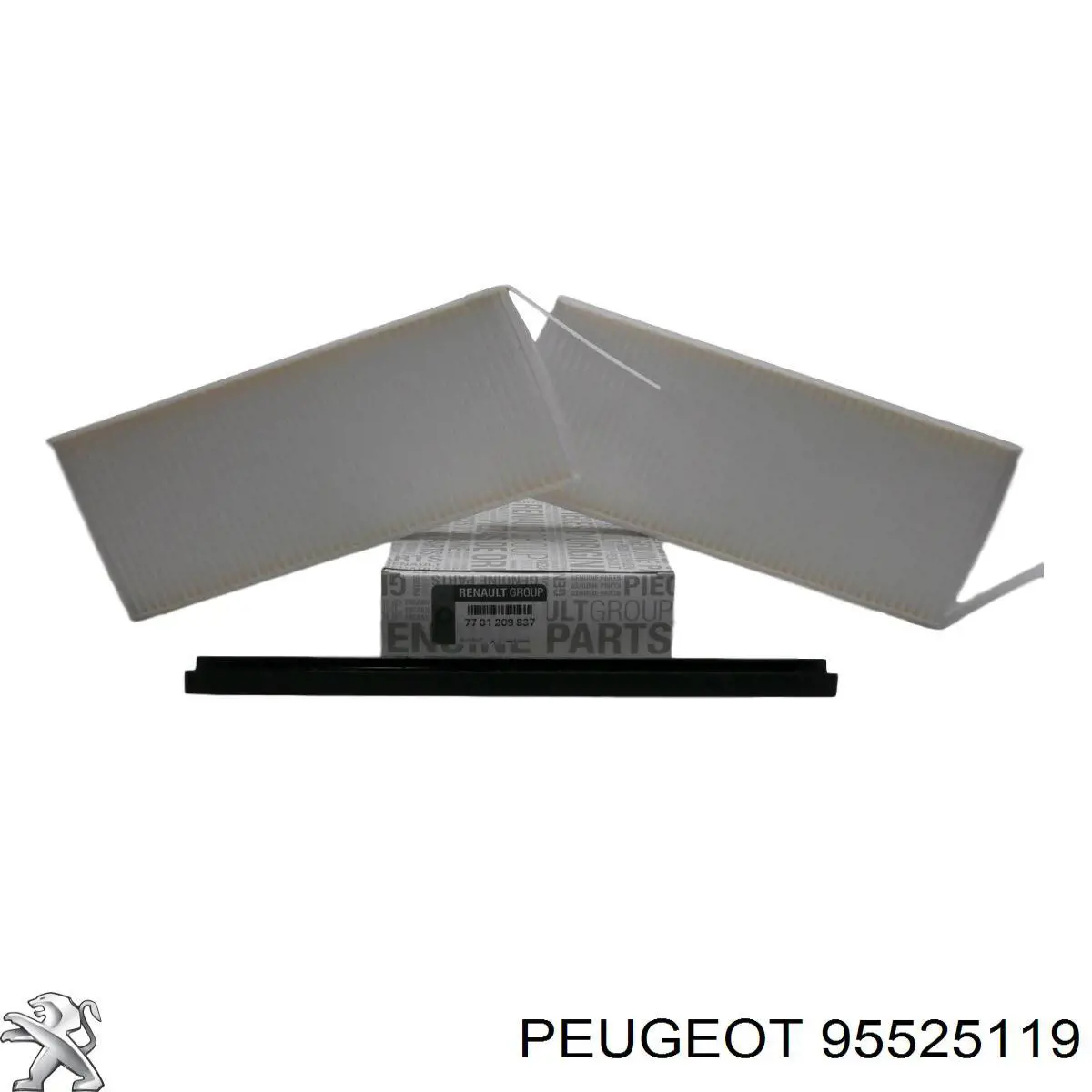 Filtro de habitáculo 95525119 Peugeot/Citroen