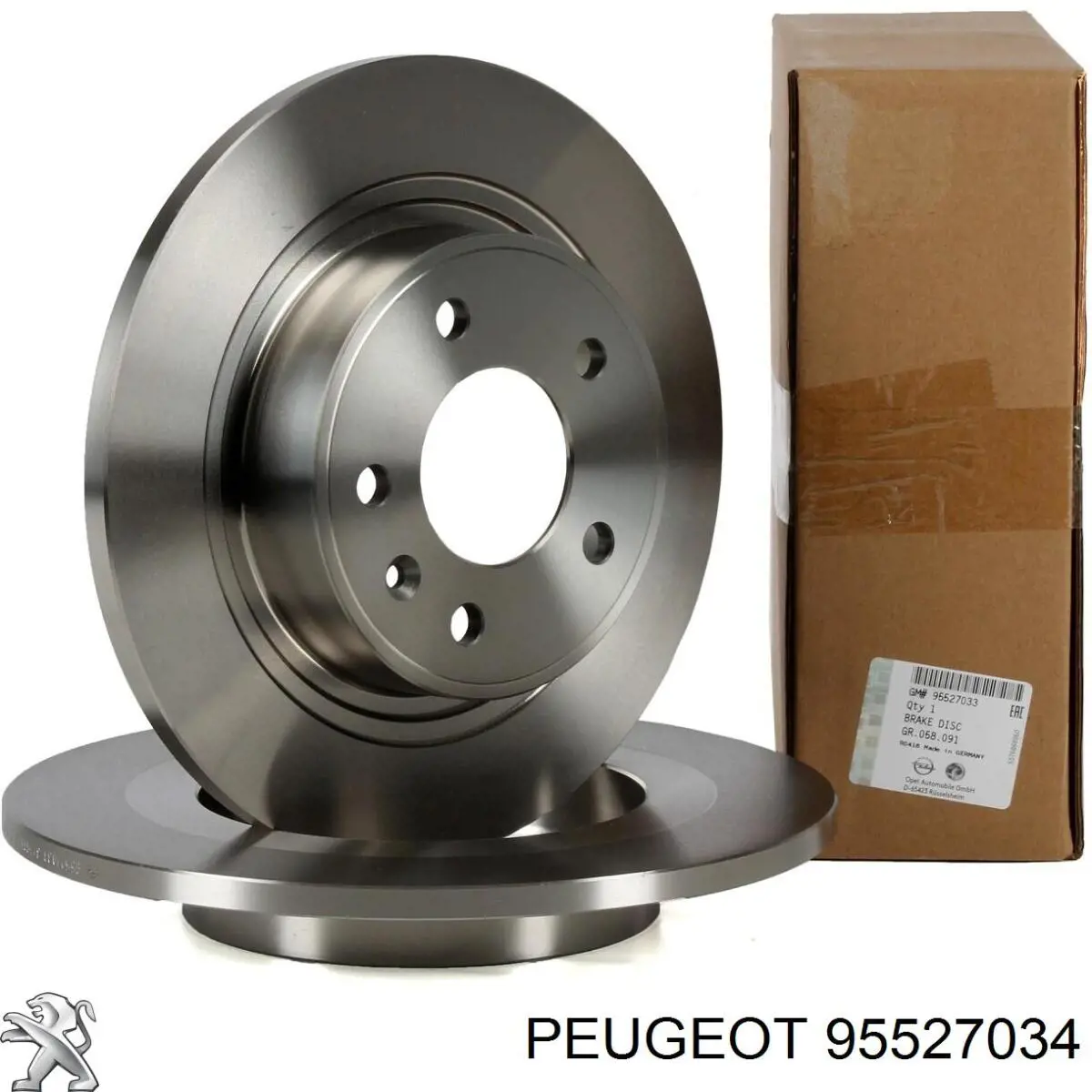Купить 95527034 Peugeot/Citroen Ротор тормозной