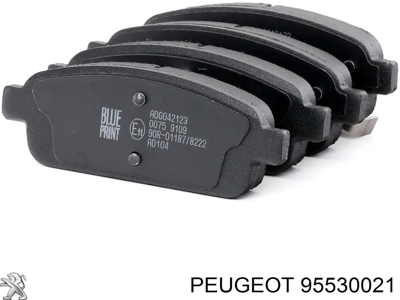 95530021 Peugeot/Citroen задние тормозные колодки