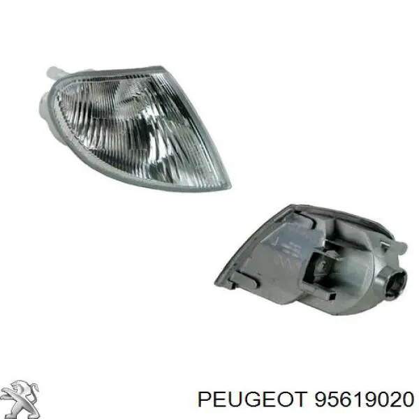 Указатель поворота левый 95619020 Peugeot/Citroen