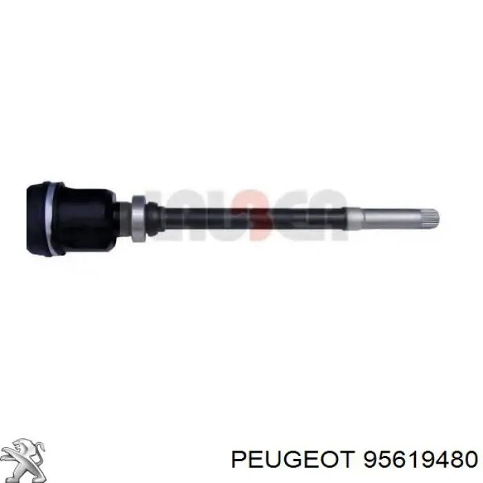 Полуось (привод) передняя правая 95619480 Peugeot/Citroen