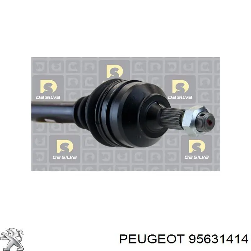 Полуось (привод) передняя правая 95631414 Peugeot/Citroen