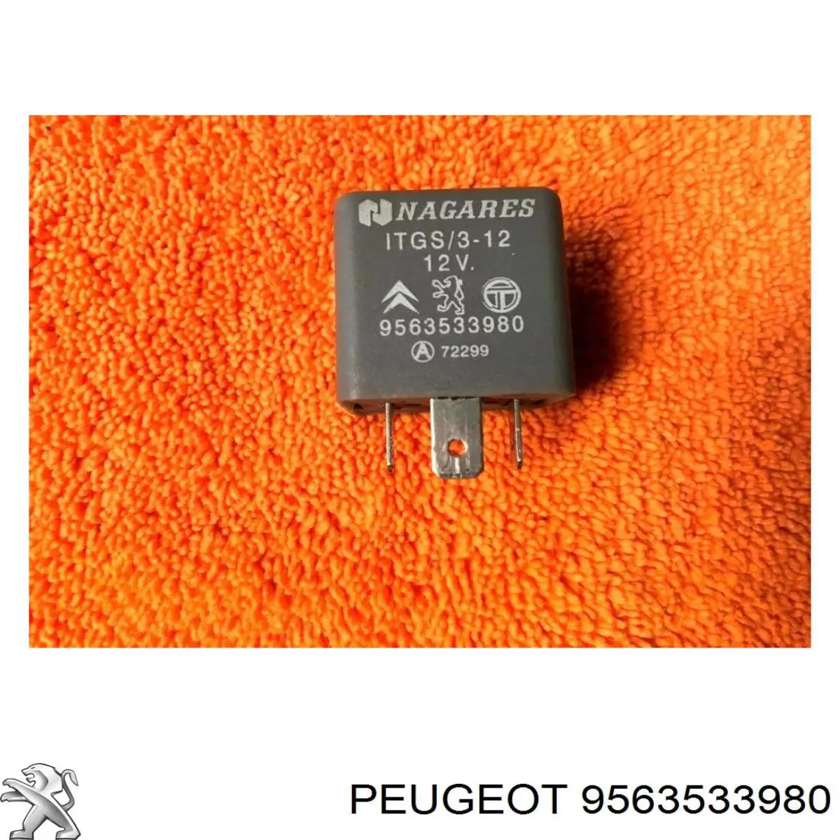 9563533980 Peugeot/Citroen relê de pisca-pisca