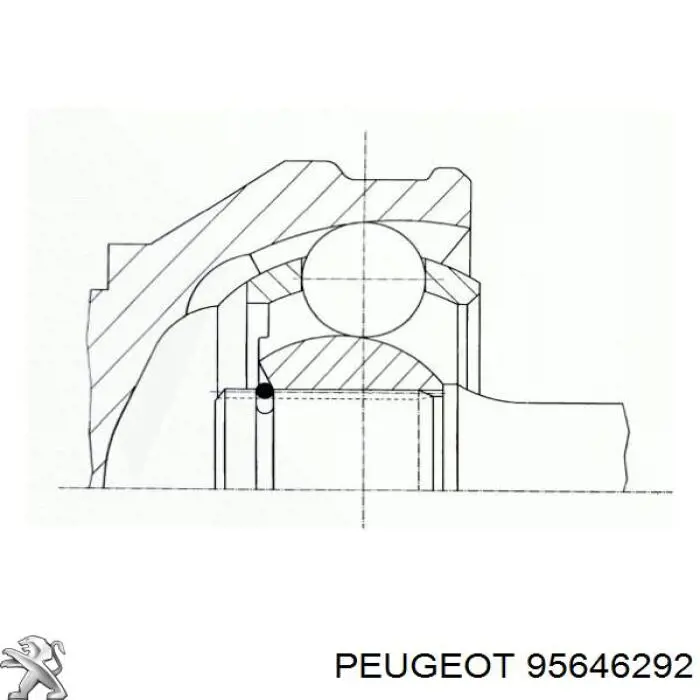 Купить 95646292 Peugeot/Citroen Внешняя граната