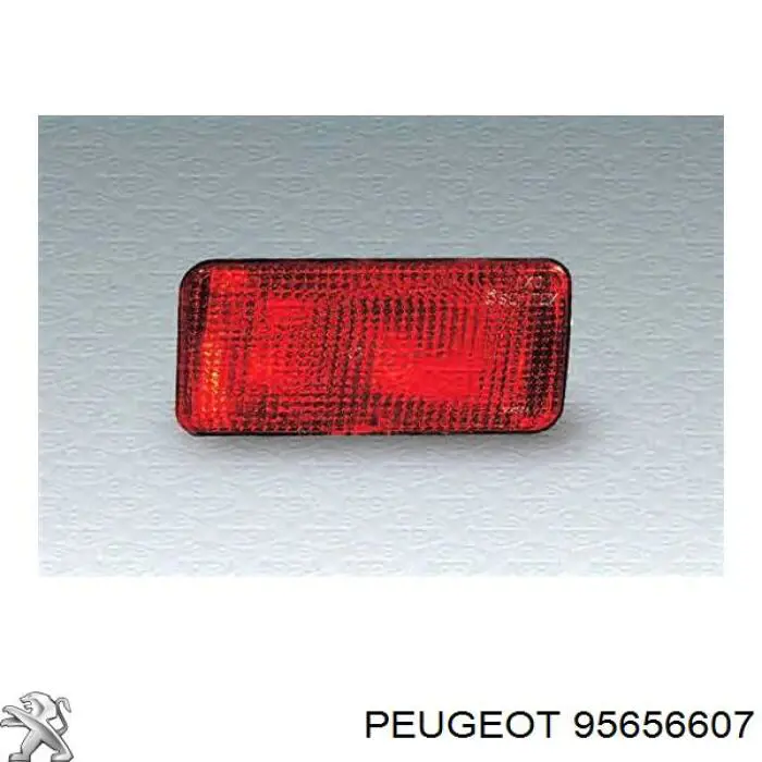 95656607 Peugeot/Citroen стекло фонаря заднего левого