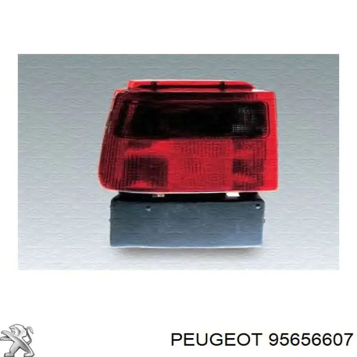 Cristal de piloto posterior izquierdo 95656607 Peugeot/Citroen