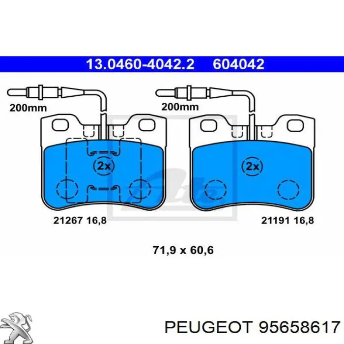 Передние тормозные колодки LP563 Delphi