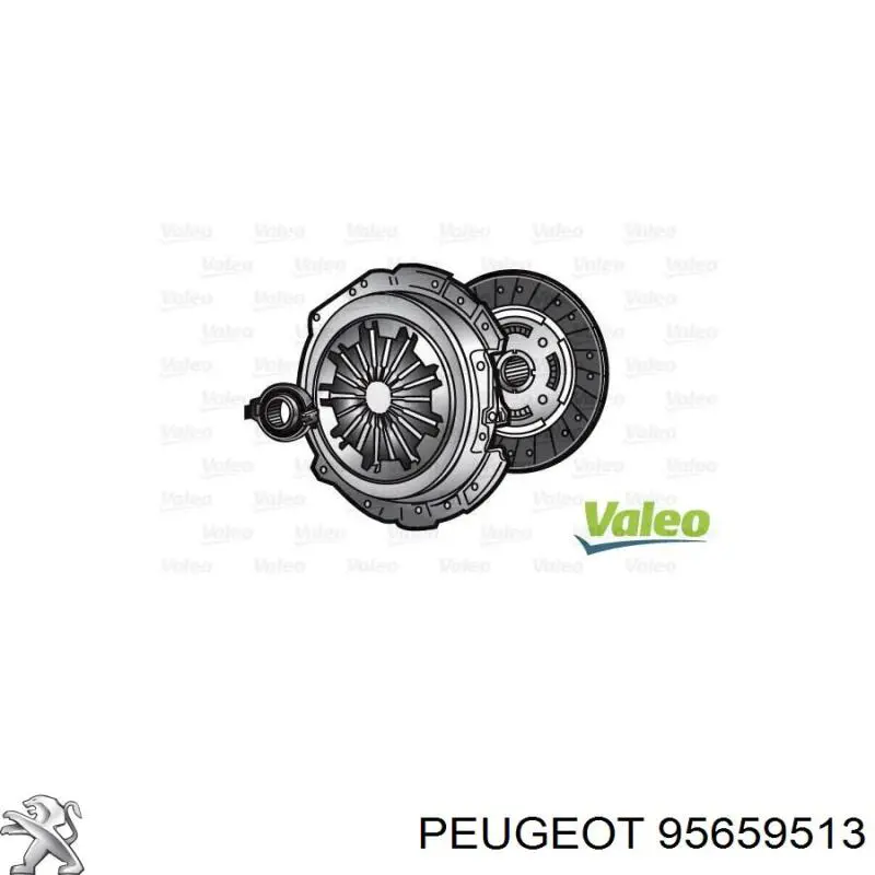 Kit de embrague (3 partes) 95659513 Peugeot/Citroen