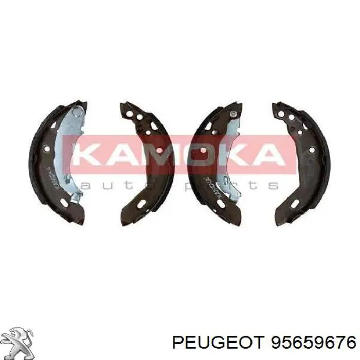Купить 95659676 Peugeot/Citroen Задние барабанные тормозные колодки