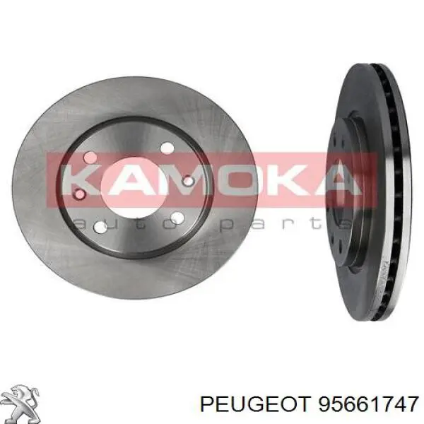 Передние тормозные диски 95661747 Peugeot/Citroen