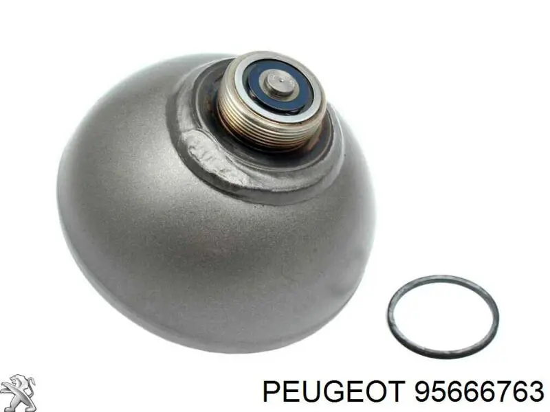 Купить 95666763 Peugeot/Citroen Гидроаккумулятор системы амортизации передний