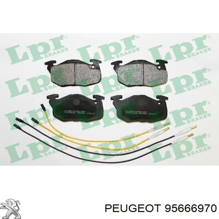Колодки Peugeot/Citroen 95666970 цена, от 18.50 USD