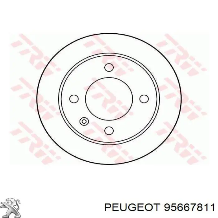 Тормозные диски 95667811 Peugeot/Citroen