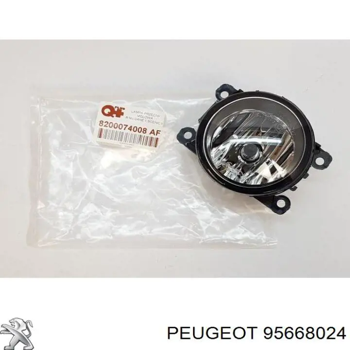 Фара противотуманная правая 95668024 Peugeot/Citroen
