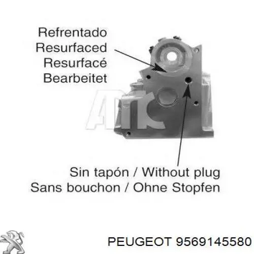 ГБЦ 00000200CP Peugeot/Citroen