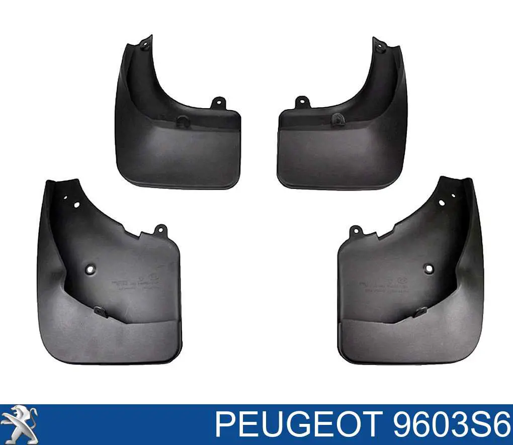 9603S6 Peugeot/Citroen Комплект передних брызговиков