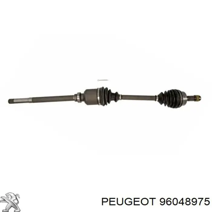 Полуось (привод) передняя правая 96048975 Peugeot/Citroen