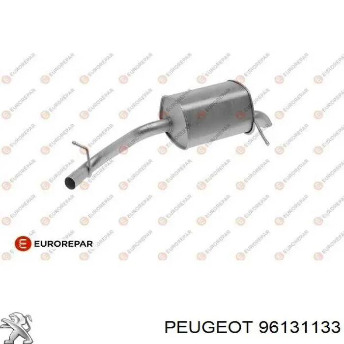96131133 Peugeot/Citroen Выхлопная труба
