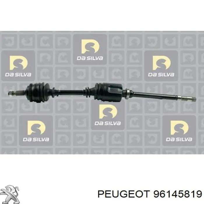 Правая полуось 96145819 Peugeot/Citroen