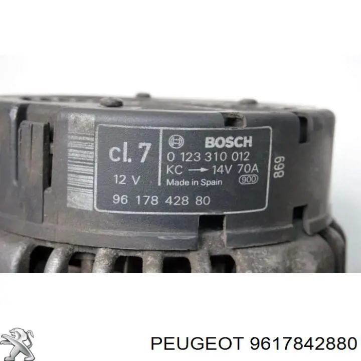 9617842880 Peugeot/Citroen gerador