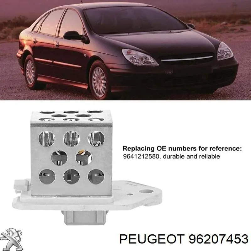 Resitencia, ventilador habitáculo 96207453 Peugeot/Citroen