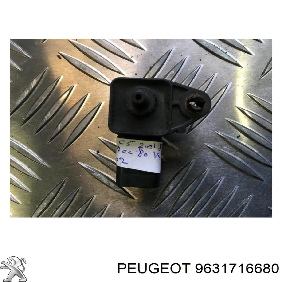 9631716680 Peugeot/Citroen sensor de pressão no coletor de admissão, map
