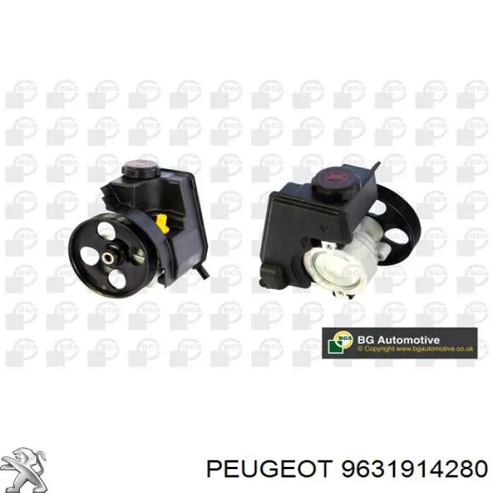 Купить 9631914280 Peugeot/Citroen Насос рулевого управления