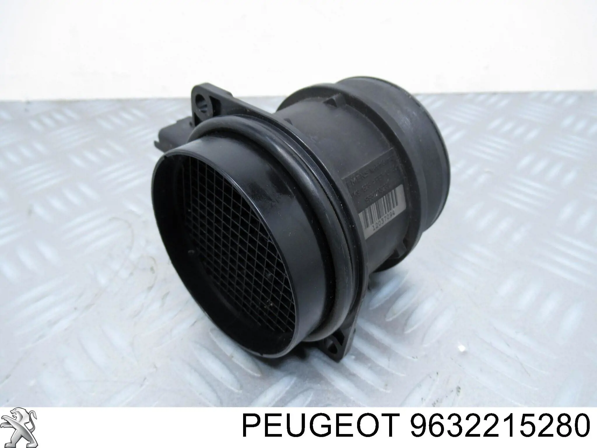 9632215280 Peugeot/Citroen sensor de fluxo (consumo de ar, medidor de consumo M.A.F. - (Mass Airflow))