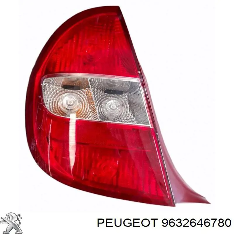 Задняя левая фара Peugeot/Citroen 9632646780 цена, от 42.38 USD