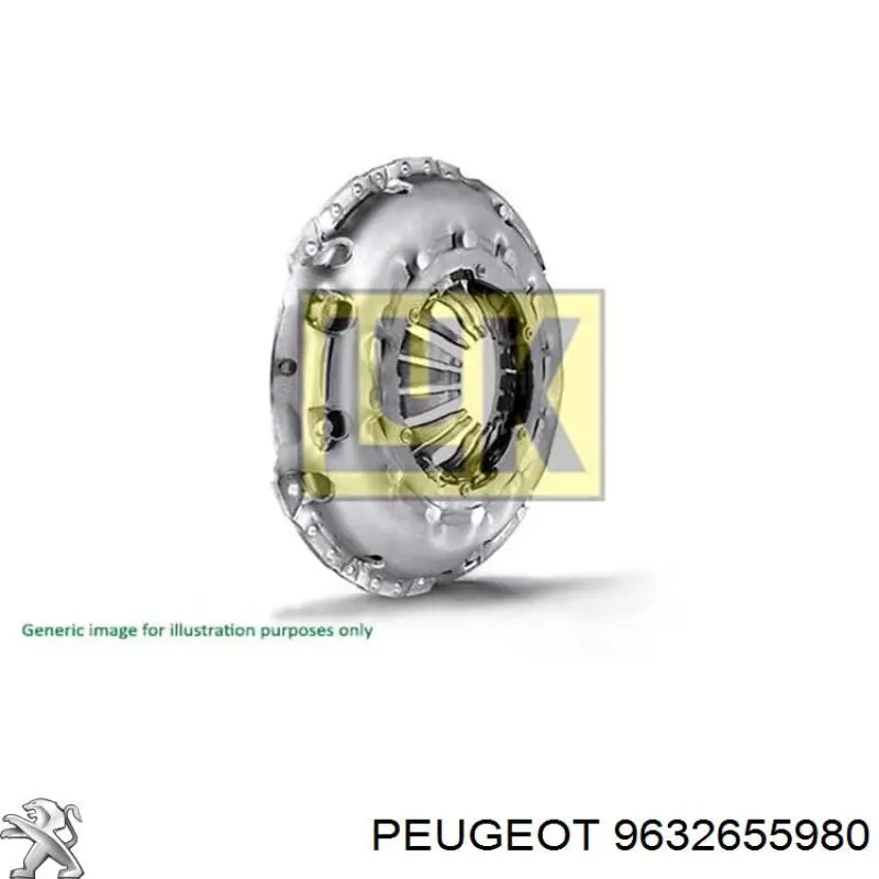 Купить 9632655980 Peugeot/Citroen Корзина сцепления