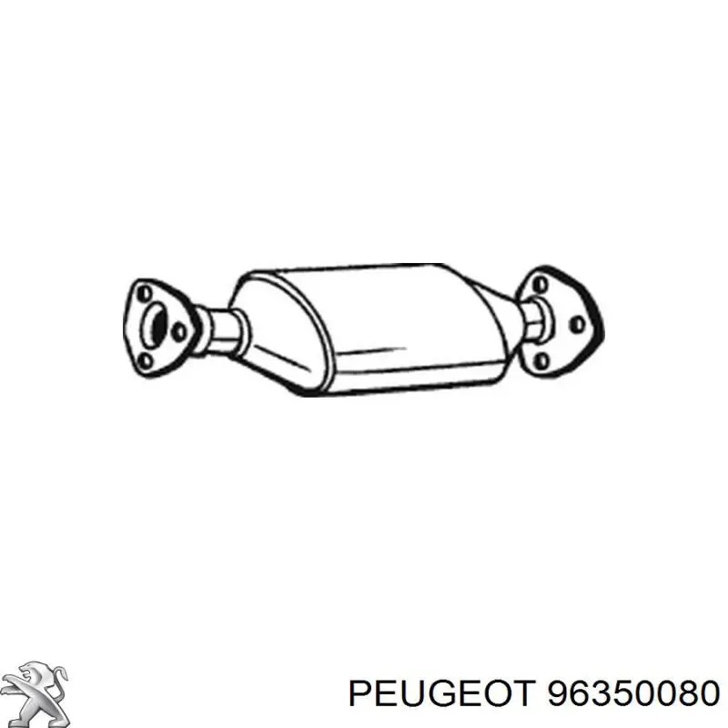 Катализатор 96350080 Peugeot/Citroen