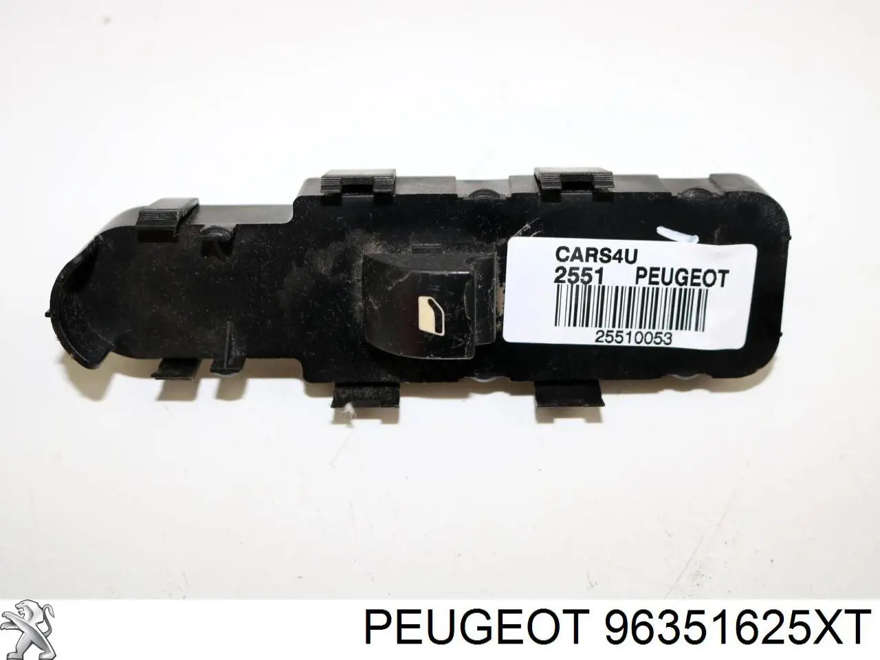 96351625XT Peugeot/Citroen unidade de botões dianteira direita de controlo de elevador de vidro