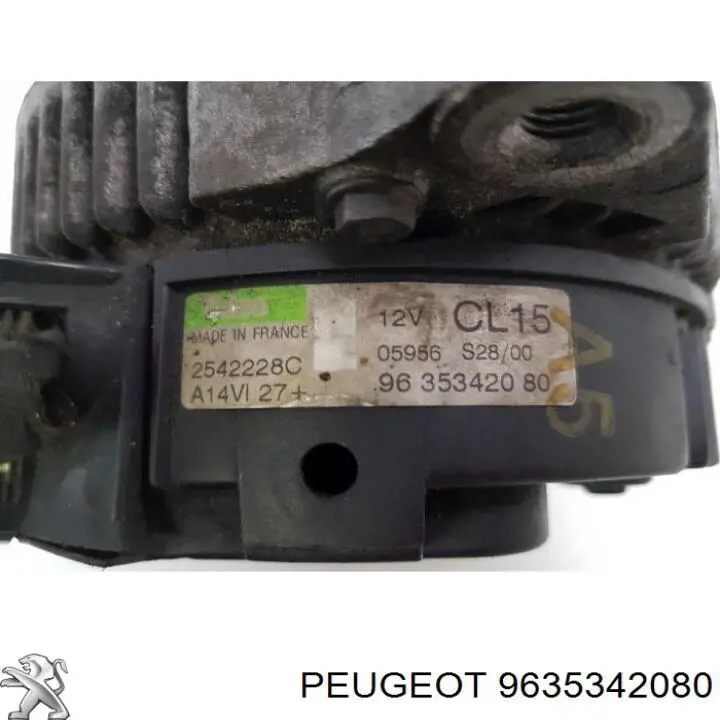 9635342080 Peugeot/Citroen генератор