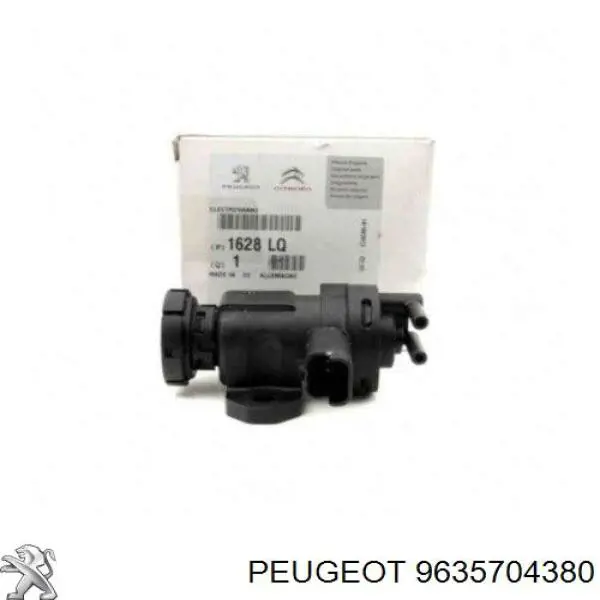Купить 9635704380 Peugeot/Citroen Клапан преобразователь давления наддува (соленоид) 