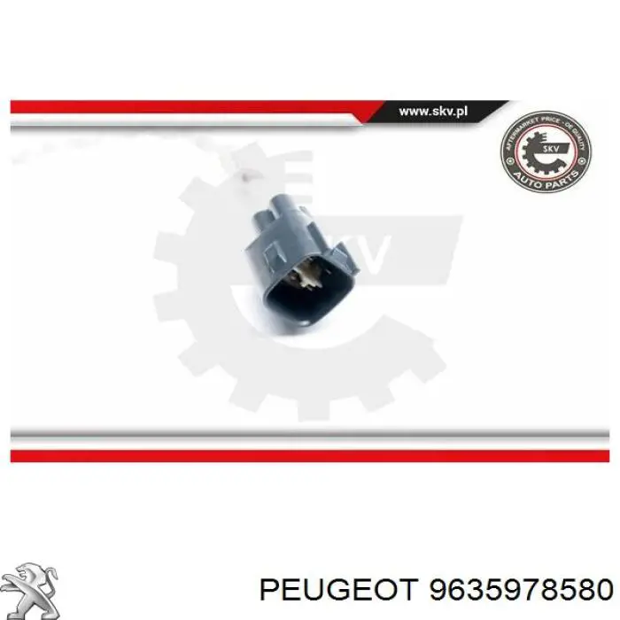 Купить 9635978580 Peugeot/Citroen Лямбда-зонд, датчик кислорода до катализатора левый
