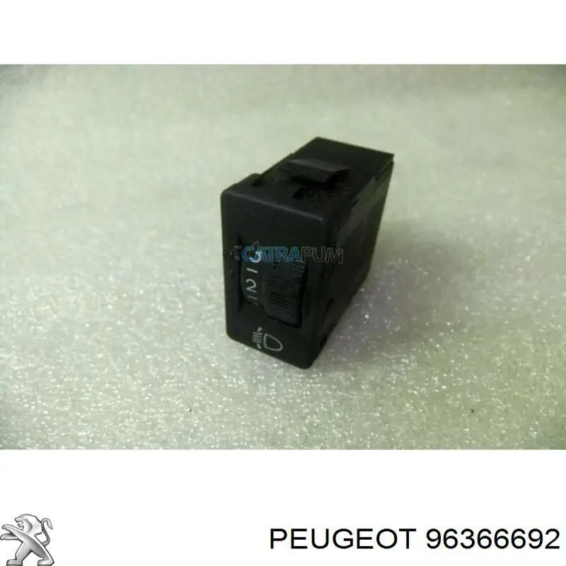 Кнопка (регулятор) корректора фар Peugeot/Citroen 96366692 цена, от 2.53 USD