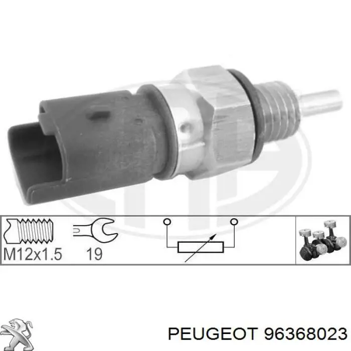 Датчик указателя температуры охлаждающей жидкости Peugeot/Citroen 96368023 цена, от 6.21 USD