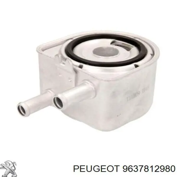 Радиатор масляный (холодильник), под фильтром 9637812980 Peugeot/Citroen