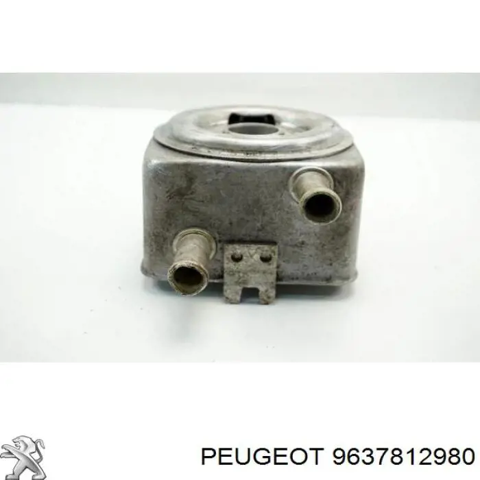 9637812980 Peugeot/Citroen радиатор масляный (холодильник, под фильтром)