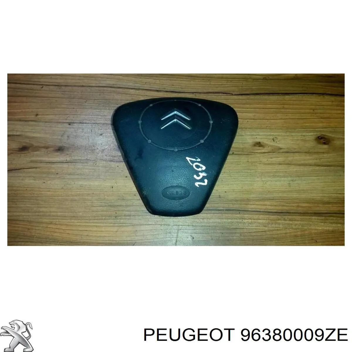Подушка безопасности водителя 96380009ZE Peugeot/Citroen