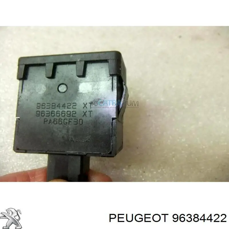 Кнопка (регулятор) корректора фар Peugeot/Citroen 96384422