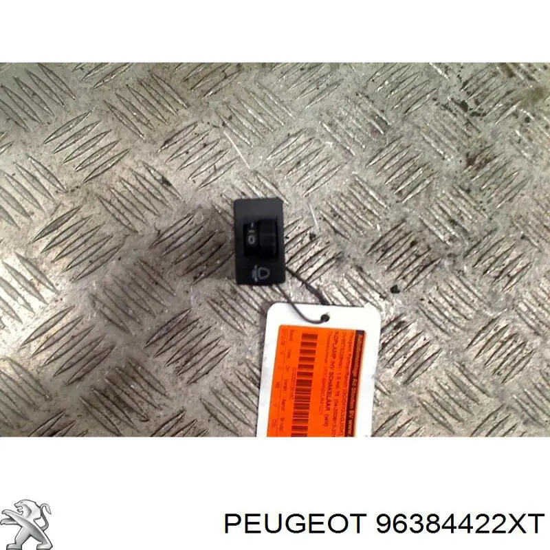Кнопка (регулятор) корректора фар Peugeot/Citroen 96384422XT